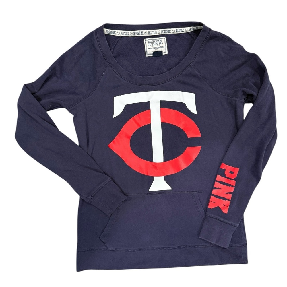PINK Victoria's Secret Navy Sweatshirt Minnesota Twins Sweatshirt - 2010
